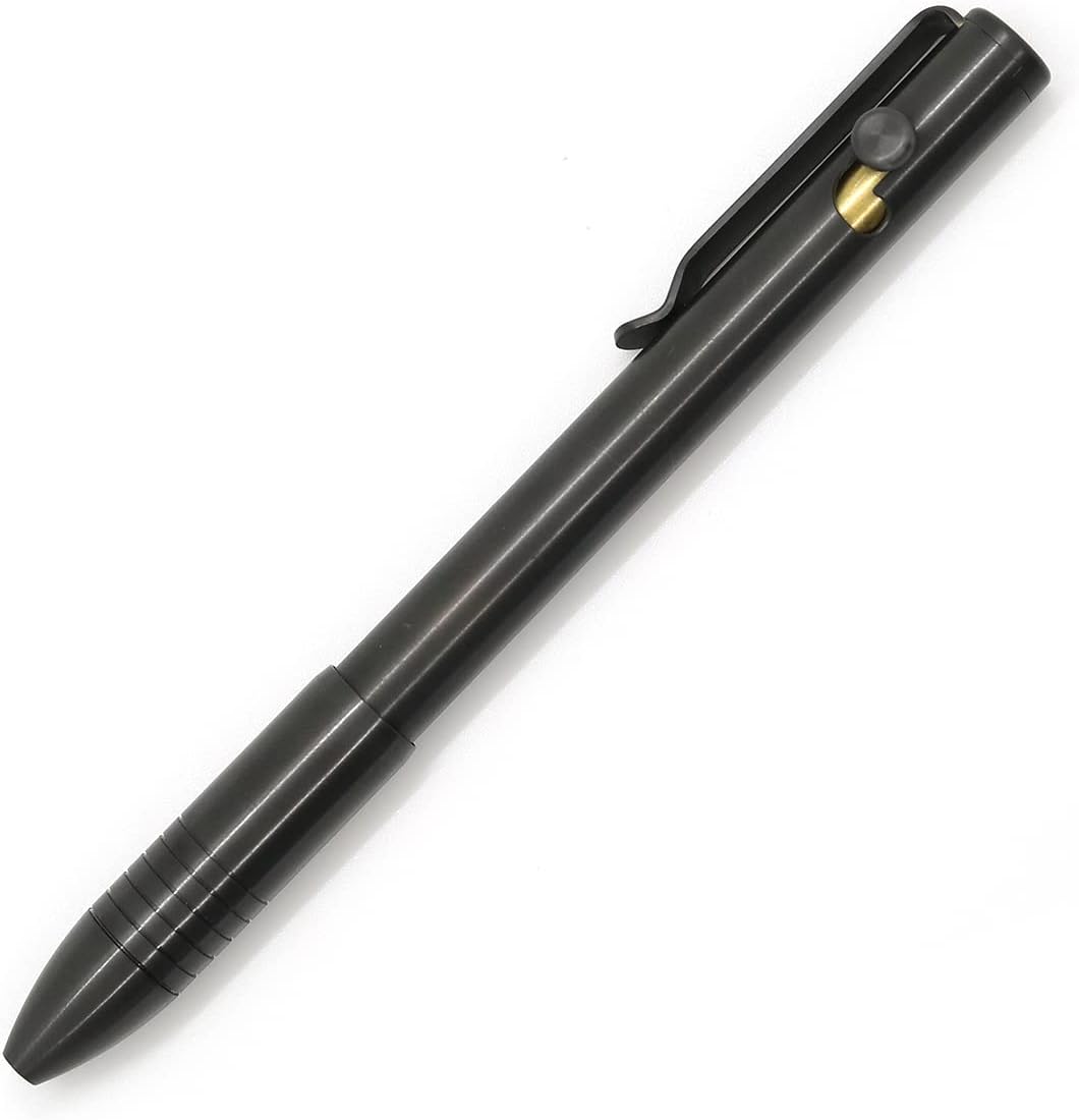 BIG IDEA DESIGN Bolt Action Pen (Titanium Raw)