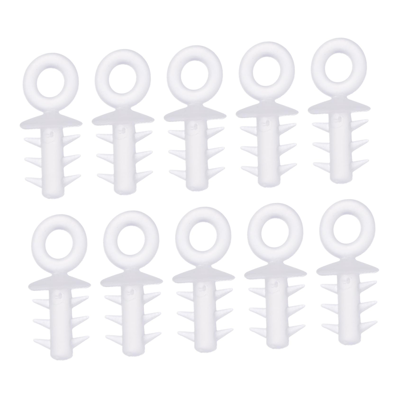 Toddmomy400 pcs foam ball cap white clothes rack clear plastic hangers clear hooks Xmas Hanging Ball christmas baubles pumpkin stems for crafts Ball Accessory Ball Decoration Holder rings