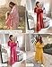ZESICA Women's 2025 Boho Sexy Off Shoulder Long Sleeve Smocked High Waist Side Split Flowy A Line Tiered Long Maxi Dress,White,X-Large
