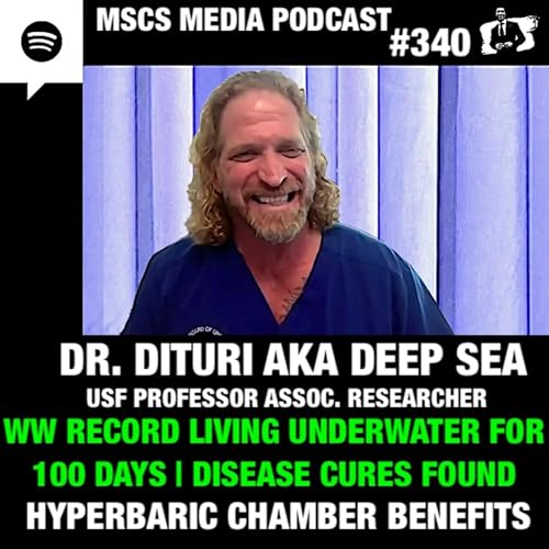 Dr. Joseph Dituri AKA DR. Deep Sea. WW Record Living Underwater For 100 Days. Disease Cures Found. Mscs Media #340