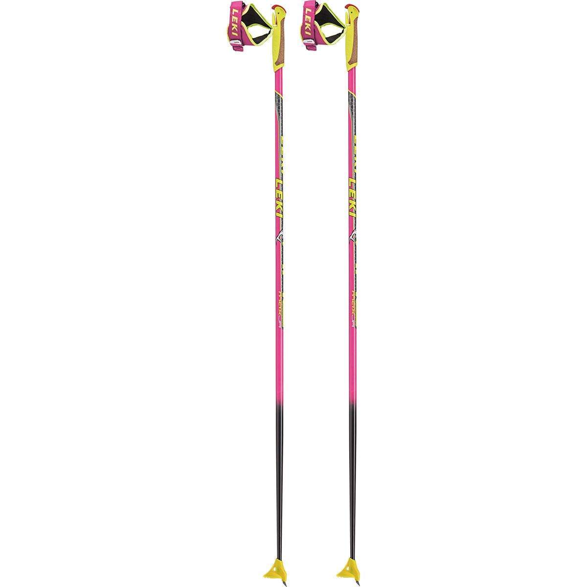 LEKI Enfants HRC bâtons de Ski de Fond, Rose, 115cm