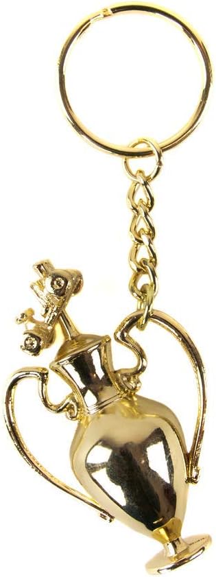 Crash Team Racing, Official Crash Bandicoot Merchandise - CTR Nitro-Fueled Trophy Keychain Collectible