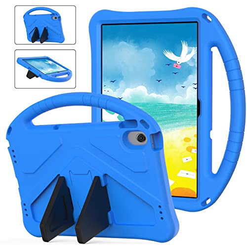 YRH for Lenovo Tab TB311FU 10.1 inch Case 2025, Kids EVA Shockproof Handle Stand Cover for Lenovo TB311XU 10.1'', Blue