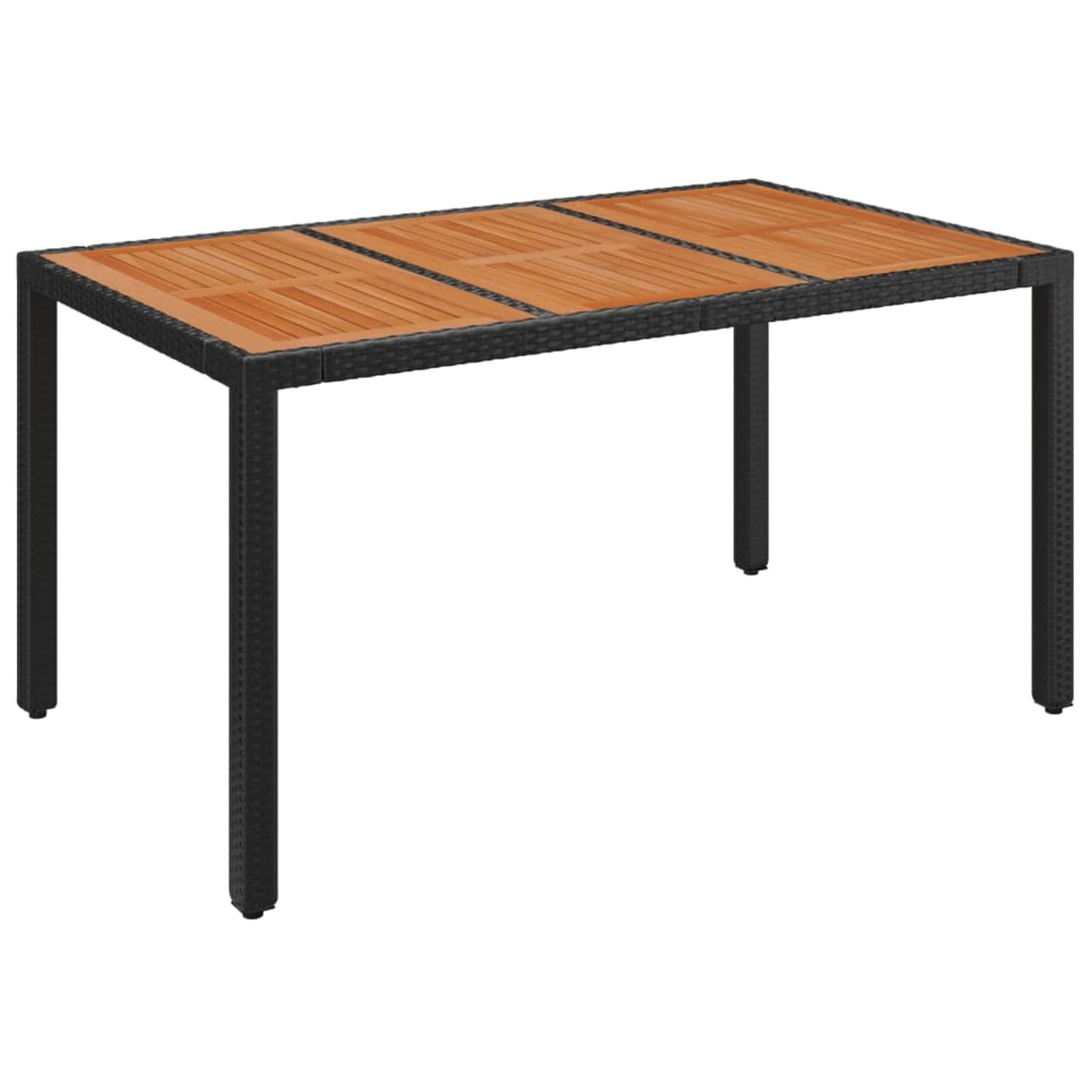 3184989 Set da Pranzo da Giardino 5 pz Nero con Cuscini in Polyrattan Testata in Legno,Testata Letto Matrimoniale Muebles Dormitorio Spalliera Letto Testiere per Letto Matrimoniale