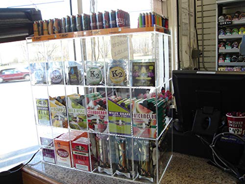 Cigar, Blunt Wraps Or Candy Display Case Point Of Sale Counter Rack Retail Cabinet Organizer (4090) #TOP4