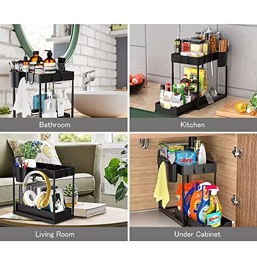 Organizer Sottolavello Cucina, 2 Livelli Scaffale