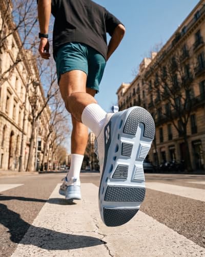 Image of Bacca Bucci Balance Men's Sports Sneakers | Ultra-Light Jacquard Running Shoes with Cushioned Rebound Sole | EVA + Rubber Heavy-Duty Outsole | All-Day Comfort & Breathable Daily Trainers