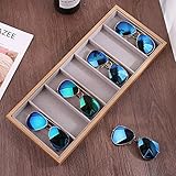 4 Es hält Ihre Brille gut gegen Staub, Fingerabdrücke, Kratzer und Beschädigungen. Leicht mit einem feuchten Tuch zu reinigen, wunderschön und groß für die Brillensammlung