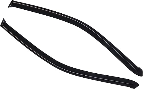 Miniatura 3 de OCPTY Viseras de ventana delantera, protectores de lluvia con cinta adhesiva, 2 unidades para Honda Civic 2001-2005