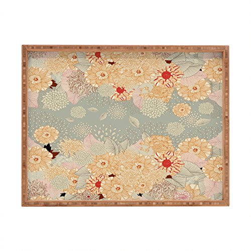 DENY Designs Negar diseños Iveta Abolina Creme de la Creme Interior/al Aire Libre Bandeja Rectangular, 14 x 18