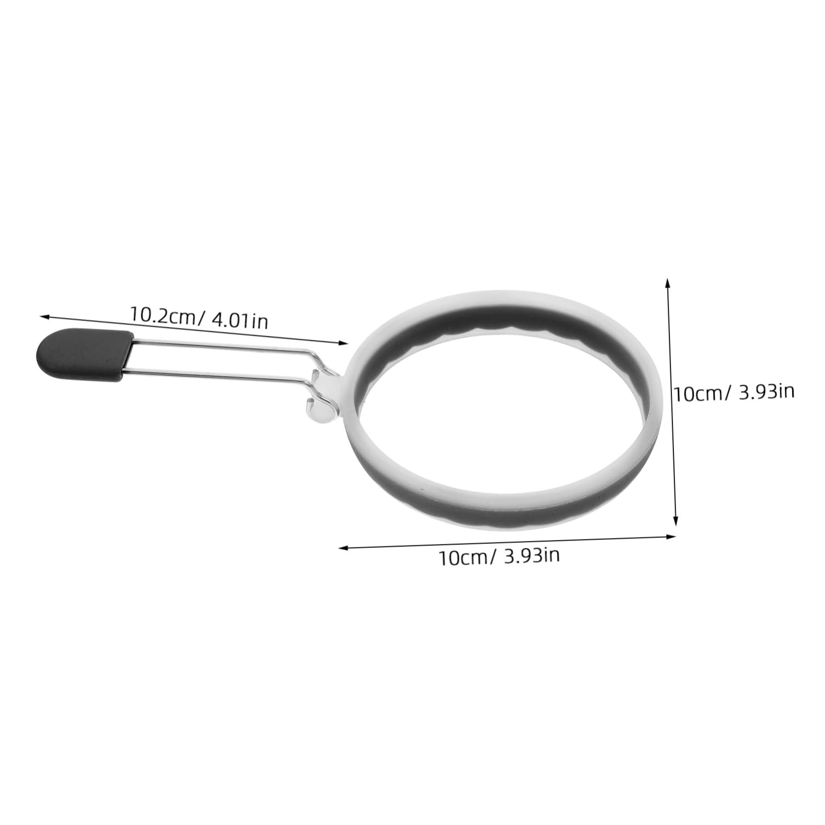 SUPVOX Silicone Reusable Nonstick Shaper for Creative Breakfasts for Frying Eggs Pancakes and Versatile Kitchen Tool for Any Meal