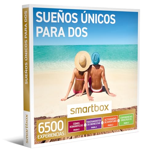Smartbox Caja regalo Sueños únicos para dos , Idea de regalo , 1 actividad de gastronomía, bienestar o aventura para 2 Smartbox Caja regalo Sueños únicos para dos , Idea de regalo , 1 actividad de gastronomía, bienestar o aventura para 2