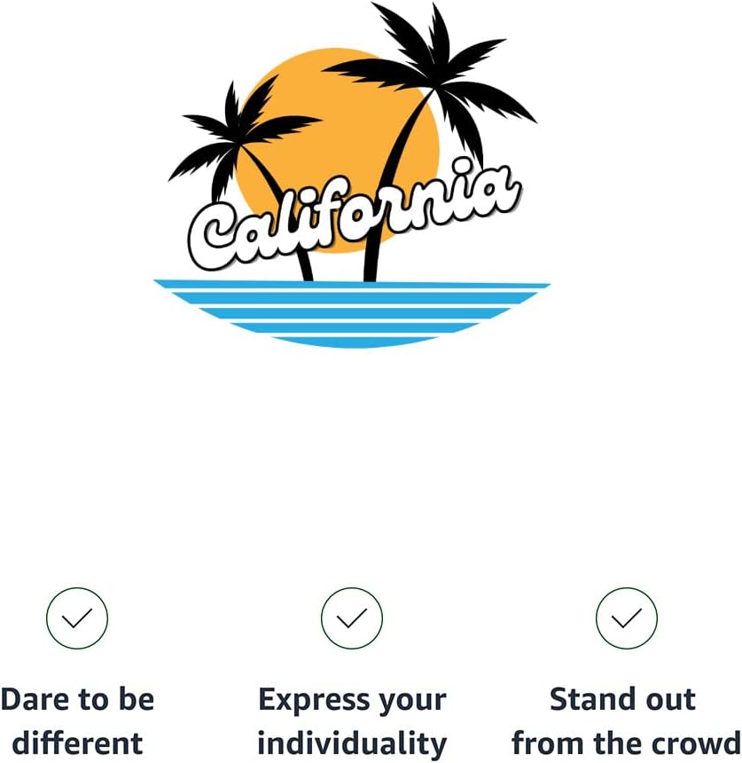 California Racerback Cropped Tank - Palm Design Women's Tank - Printed Tank Top