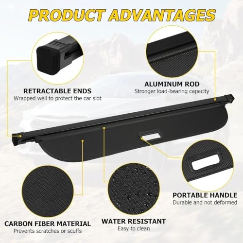 Cache-Bagages Idéal Sorties Couverture Coffre Subaru Crosstrek - 2