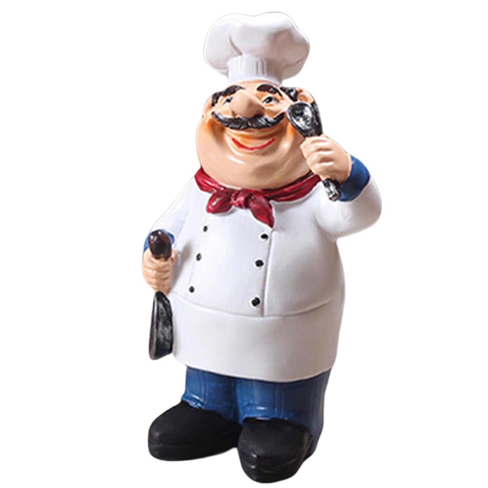 Nucelit Cook Figurine Ornament Table Deoration Statue for Enhancing Kitchen and Restaurant Decoratioin Restaurant Ornament