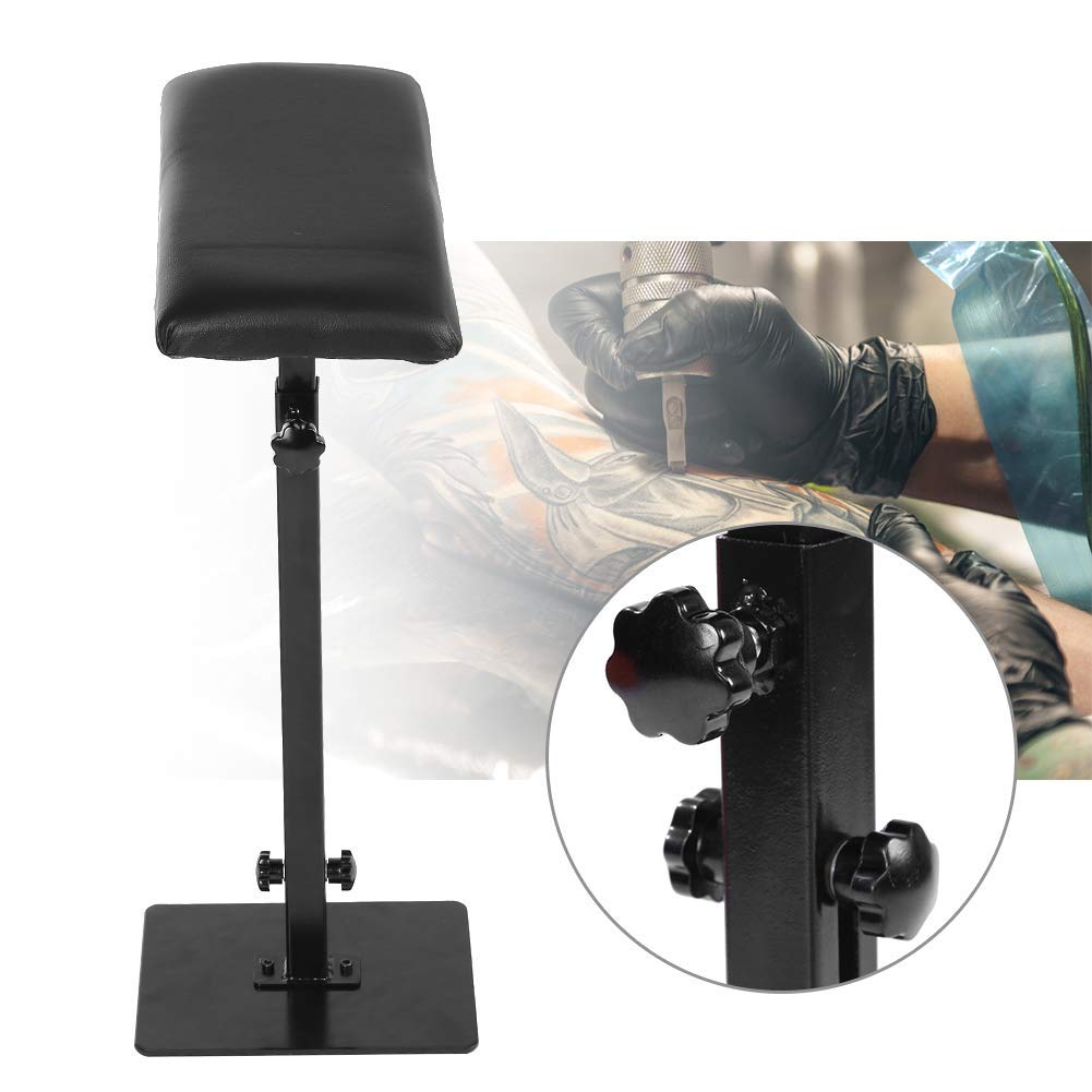 Reposabrazos para Tatuaje Profesional, Altura Ajustable Soporte para Reposapiés Brazo y Almohadilla Esponja Suave Reposabrazos Portátil para Brazo de Tatuaje