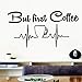 Produktbild SLQUIET Spaß erste Tasse Kaffee Cartoon Wandaufkleber PVC Wandkunst DIY Poster Küche Dekoration Hause Tapete Wandaufkleber Mode Aufkleber Rosa M 30 cm x 57 cm