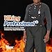 Viking Professional Insulated Waterproof Journeyman 300D Trilobal Rip-Stop Flame Retardant Overalls for Men