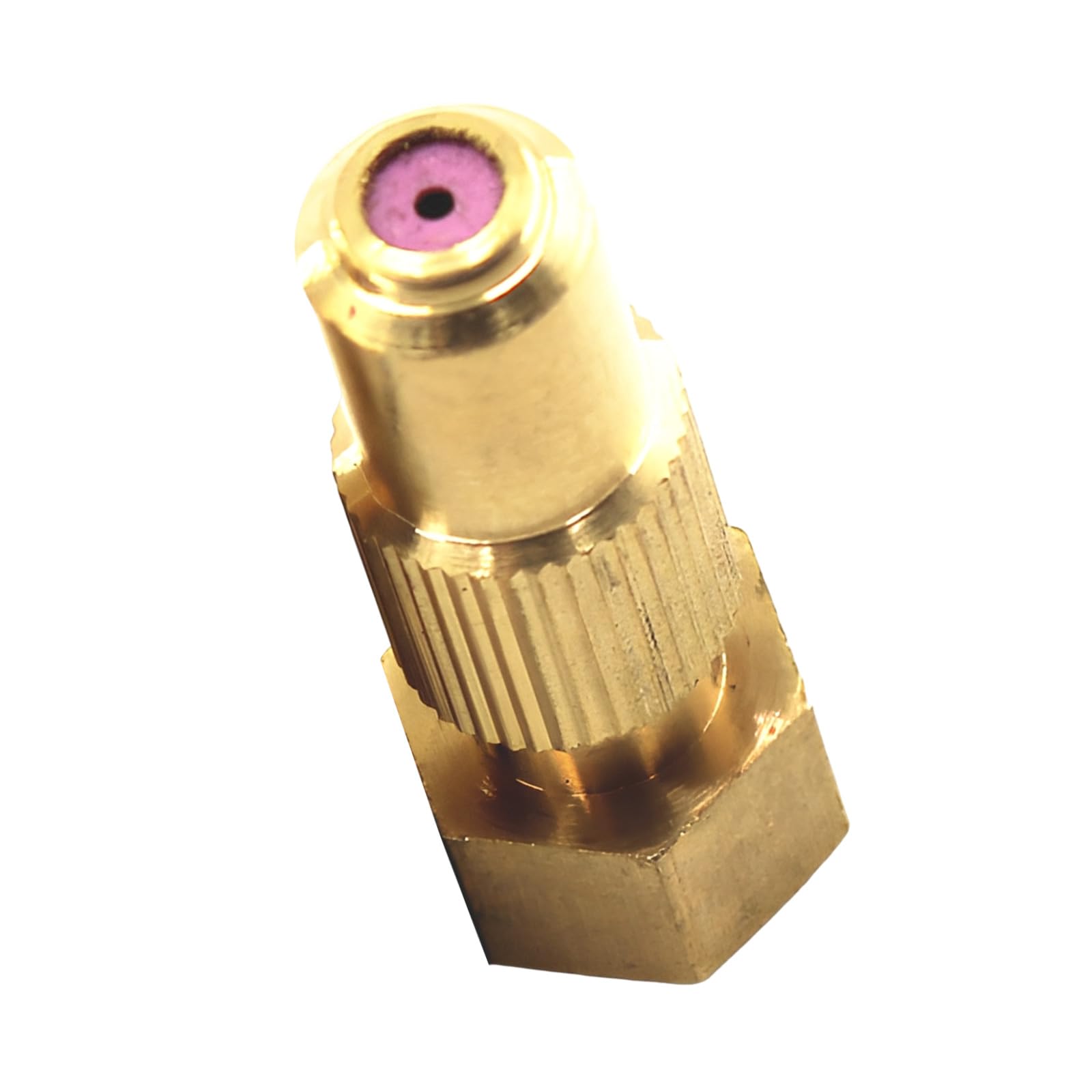 Jazuaiao A Pressure Direct Sprays Nozzle Copper Pottery Nozzle Sprayer Quick Connector Garden Sprinkler Easy Installation Djustable Gricultural Irrigation
