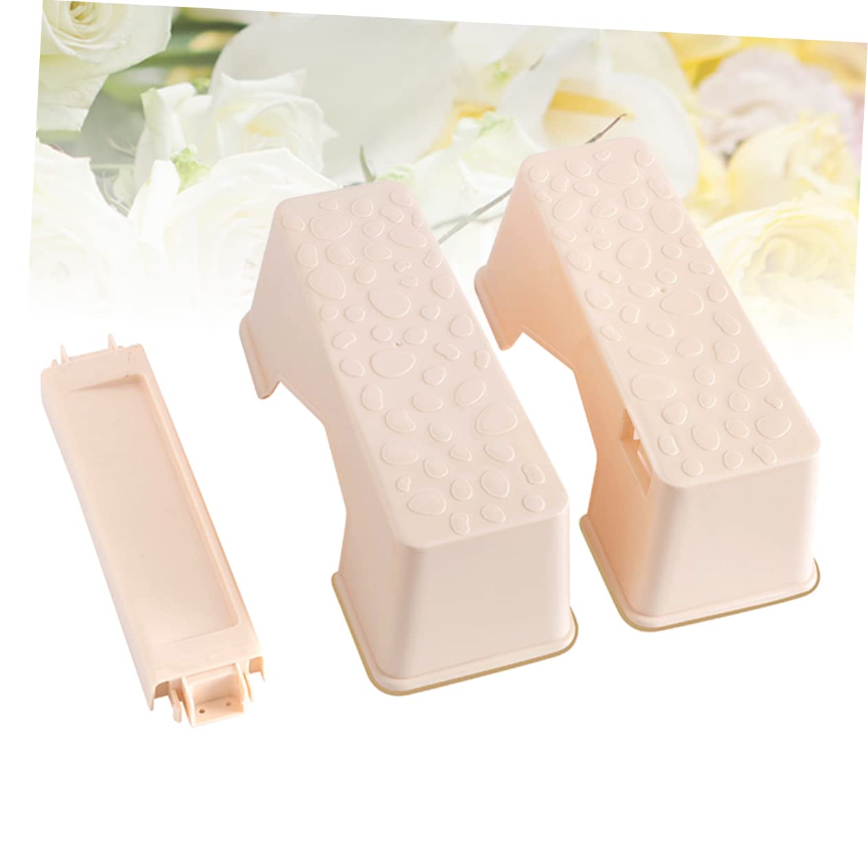 SUPVOX Squatting Toilet Stool Footstool Anti-Slip Strips 1pc Toilet Footstool for Healthy Squatting