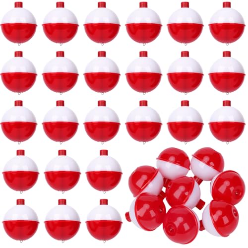 Flotteurs de pêche Coopay multicolores ronds et rigides en ABS pour une flottaison stable, 30x