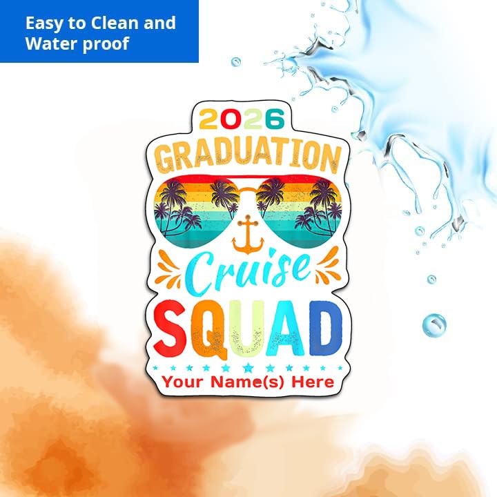 Imán personalizado para graduación de crucero 6 pulgadas miniatura 5