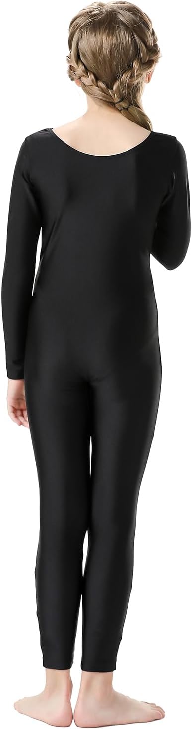 Girls Kids Long Sleeve Dance Unitard Bodysuits Full Body Leotard for Ballet,Gymnastics,Performance,Costumes - Image 5