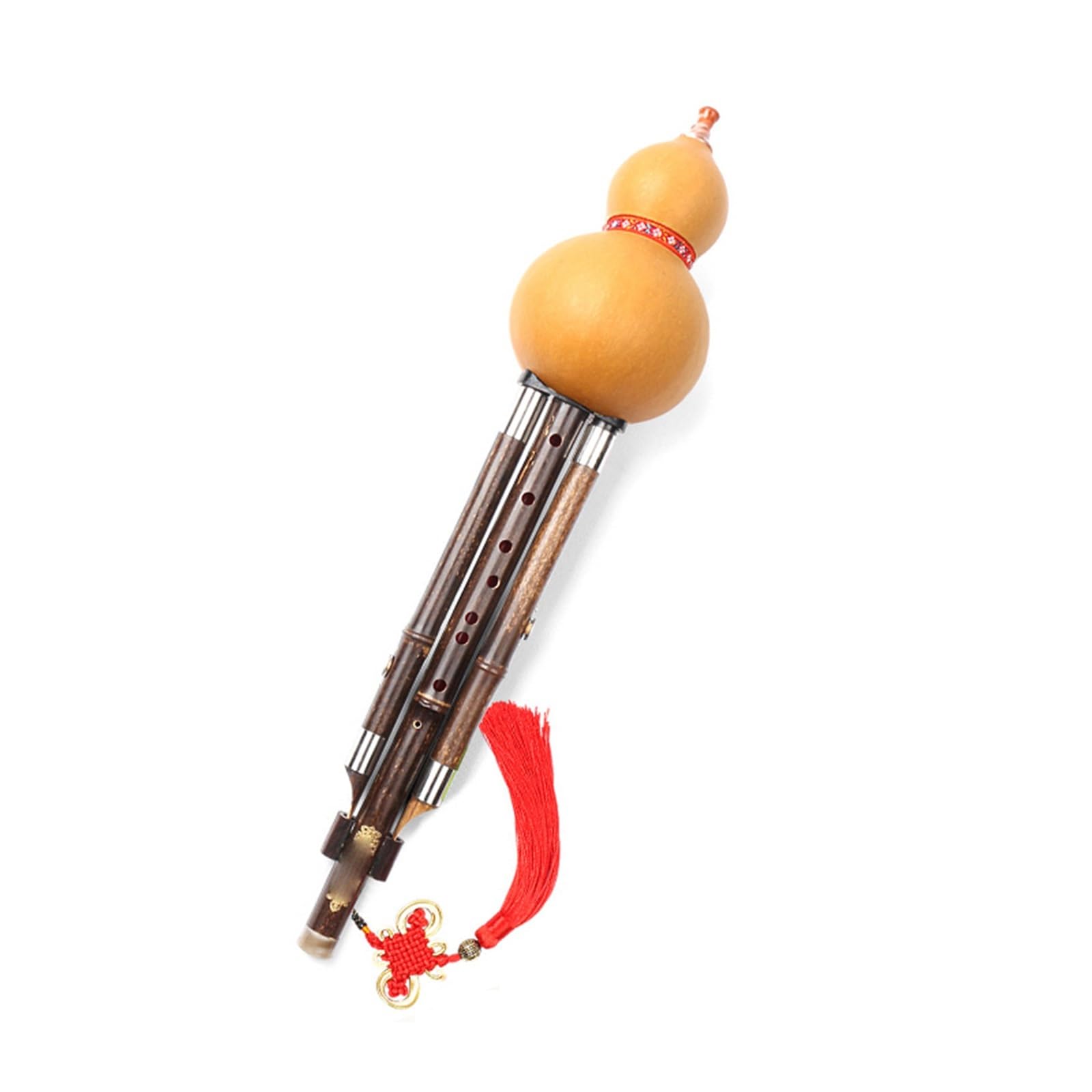 Flauta De Calabaza Profesional 9 Agujeros Para Adultos Con Una Amplia Gama Hulusi(C major)