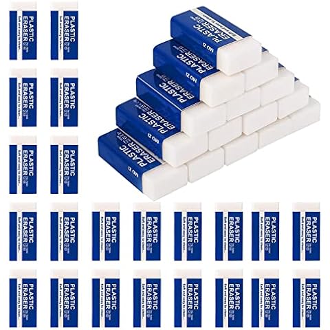 40Pcs 2B Radiergummi Weich Radierer Mini-Radiergummi Kinder Radierer 2B Weich Schule Radiergummi Set für Schulen Skizzen Büro Zeichen Cover