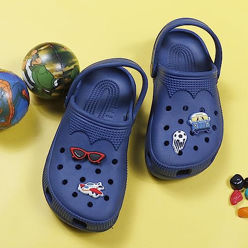 Image of MOZAFIA CHIKU Super Lightweight Cushioned Footbed EVA Sole Pull ON Washable Clogs for Kids