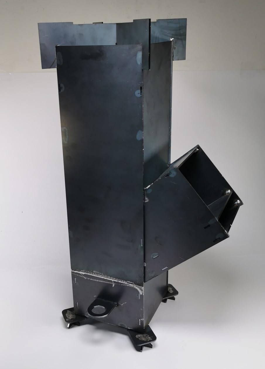 GARDINGER Raketenofen Rocket-Stove Bausatz zum Zusammenschweißen