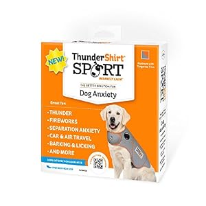 ThunderShirt for Dogs, Small, Platinum Sport - Dog Anxiety Relief Calming Vest ThunderShirt for Dogs, Small, Platinum Sport – Dog Anxiety Relief Calming Vest