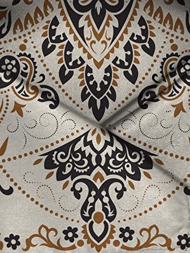 Image of BLACKSMITH Paisley and Floral Printed Italian Pocket Square for Men and Boys, for traditional Indian Wear like Bandhgala and Modi Jacket