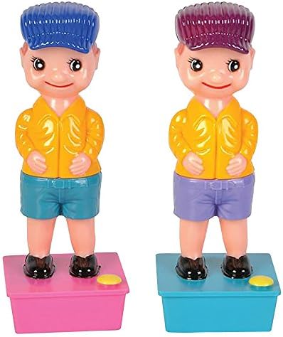 ArtCreativity Squirt Wee Boy Set Pack of 2-7.5 inch Boy Squirter Toys - Leak-Free Water Base - Classic Funny Novelty Gag Gift for Men, Women, Kids - Multicolor