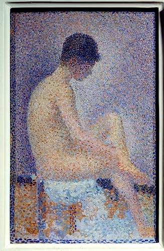 Tableau Seurat impression d'art pour habiller un grand mur vide 60x90cm