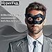 HyperFun Masquerade Mask for Men Classic Vintage Venetian Mens Mask Lightweight Gentle, Specially for Costume, Theme Parties