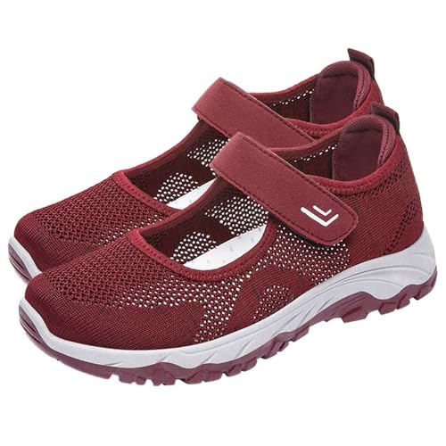 Chaussures de sport femme avec semelle souple amortie et lacets arrière