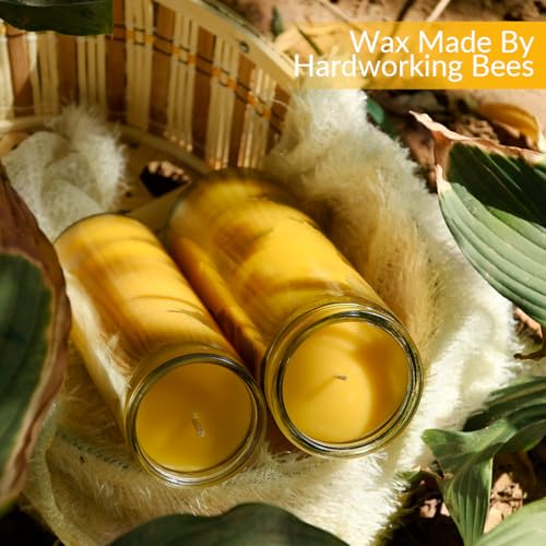 Beeswax Prayer Meditation Devotional Candle-Vigil Altar Candle, 90-100 Hours Burning - Thumbnail 5