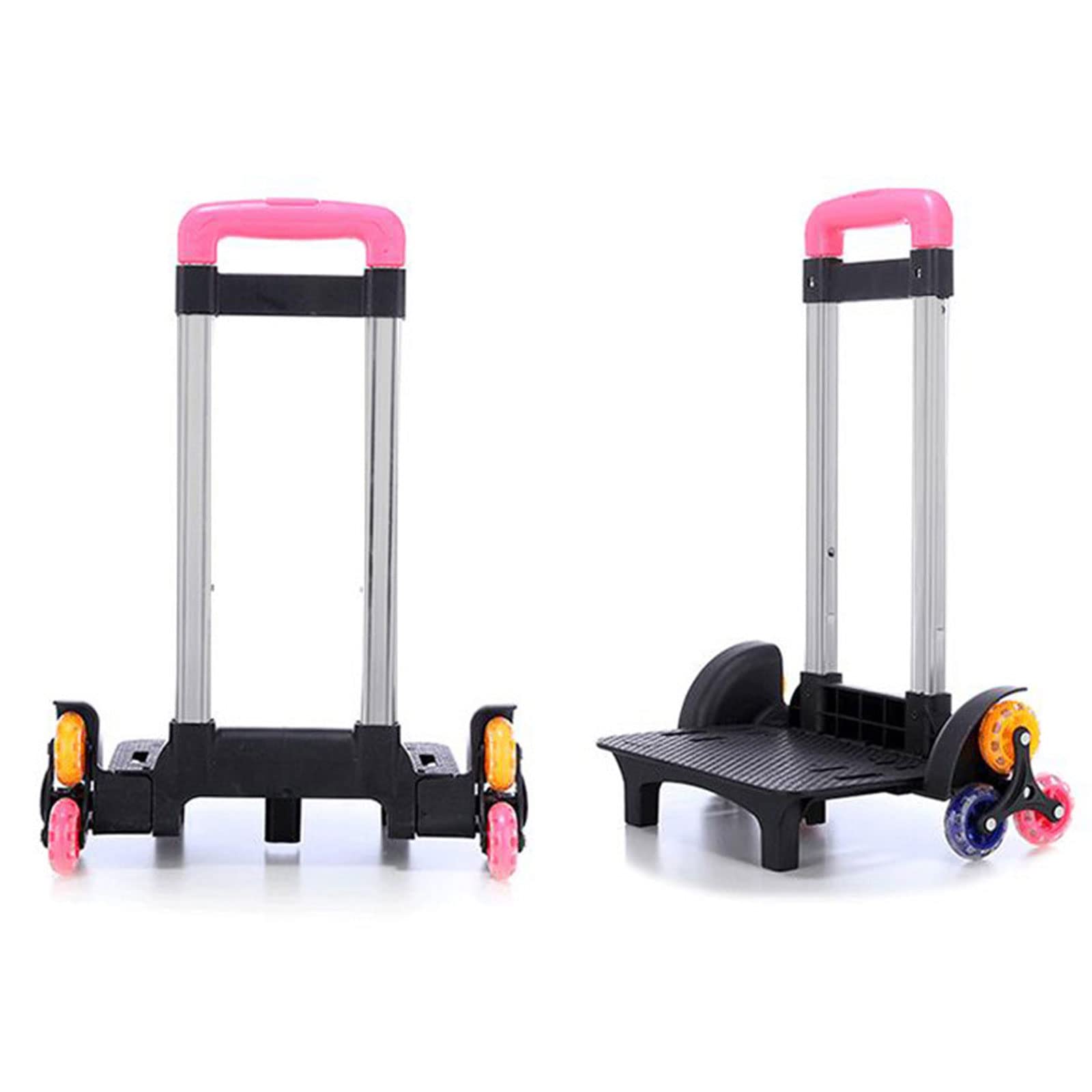 Carro de equipaje con 6 ruedas, carro, plegable, carrito de mano, bolsa escolar, equipaje, mochila