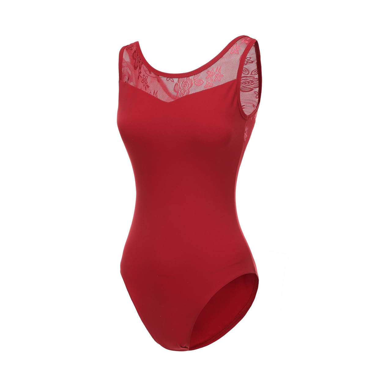 ModLatBal Women and Grils Lace Tank Leotards for Ballet Dance