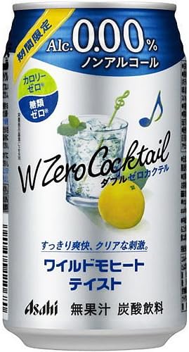 Amazon アサヒ ダブルゼロカクテル ワイルドモヒート 350ml 24本 アサヒビール 食品 飲料 お酒 通販