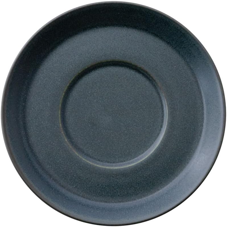 Koyo Pottery 19787055 Passion Onyx Blue Coffee Saucer, Dishwasher Safe, Made in Japan