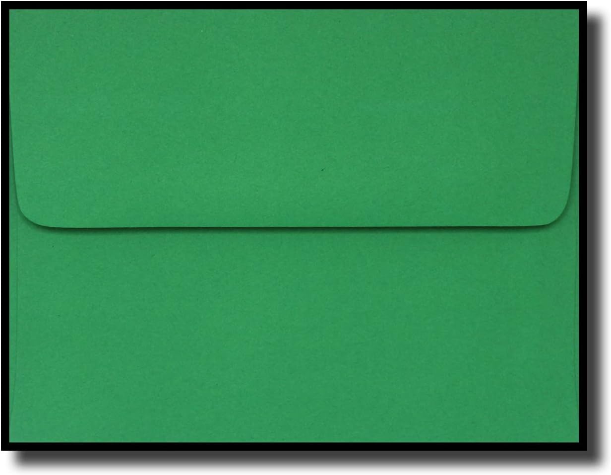 St. Patrick's Day Greeting Cards (Shining Shamrock), 5x7 Inches, 25 Cards & 26 Green Envelopes (SS100)