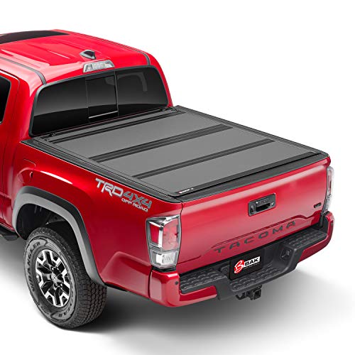 BAK BAKFlip MX4 Hard Folding Truck Bed Tonneau Cover | 448427 | Fits 2016 - 2023 Toyota Tacoma w/ OE track system 6' 2" Bed (73.7") #1