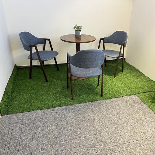 Tapis de pelouse vert anti-perte gazon artificiel synthétique durable - 7