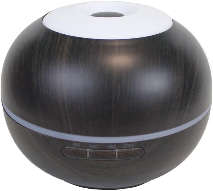 iBunny Clearance One Day Sale Aromatherapy Essential Oil Diffuser, 200ml Dark Ultrasonic Cool Mist Whisper-Quiet Humidifier with Color LED Lights Changing, Auto Shut-Off Home, Yoga, Spa, Baby