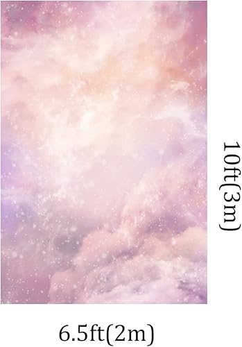 Miniatura 9 de Kate 8x10ft Pink Cloud Sky Photography Backdrops Abstract Dreamlike White Spots Decor Photo Background