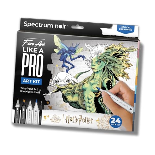 Warner Bros Harry Potter, Magical Creatures Art Colouring Set