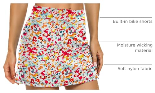 Image of LouKeith Tennis Skirts for Women Golf Athletic Activewear Skorts Mini Summer Workout Running Shorts with Pockets
