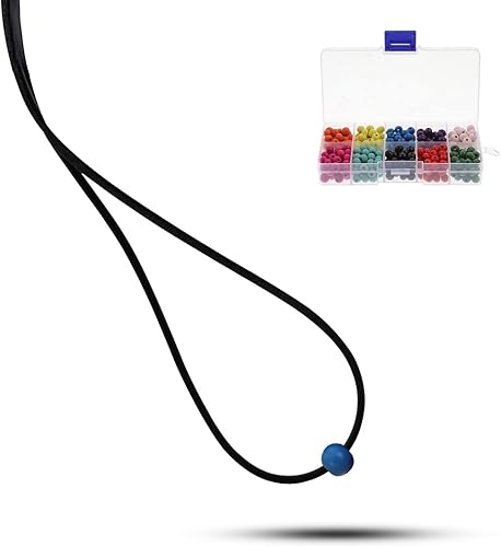 Miniatura 4 de SEWACC 1 caja de cuentas sueltas de madera con agujero redondo, cuentas espaciadoras de madera, manualidades, suministros de fabricación de joyas